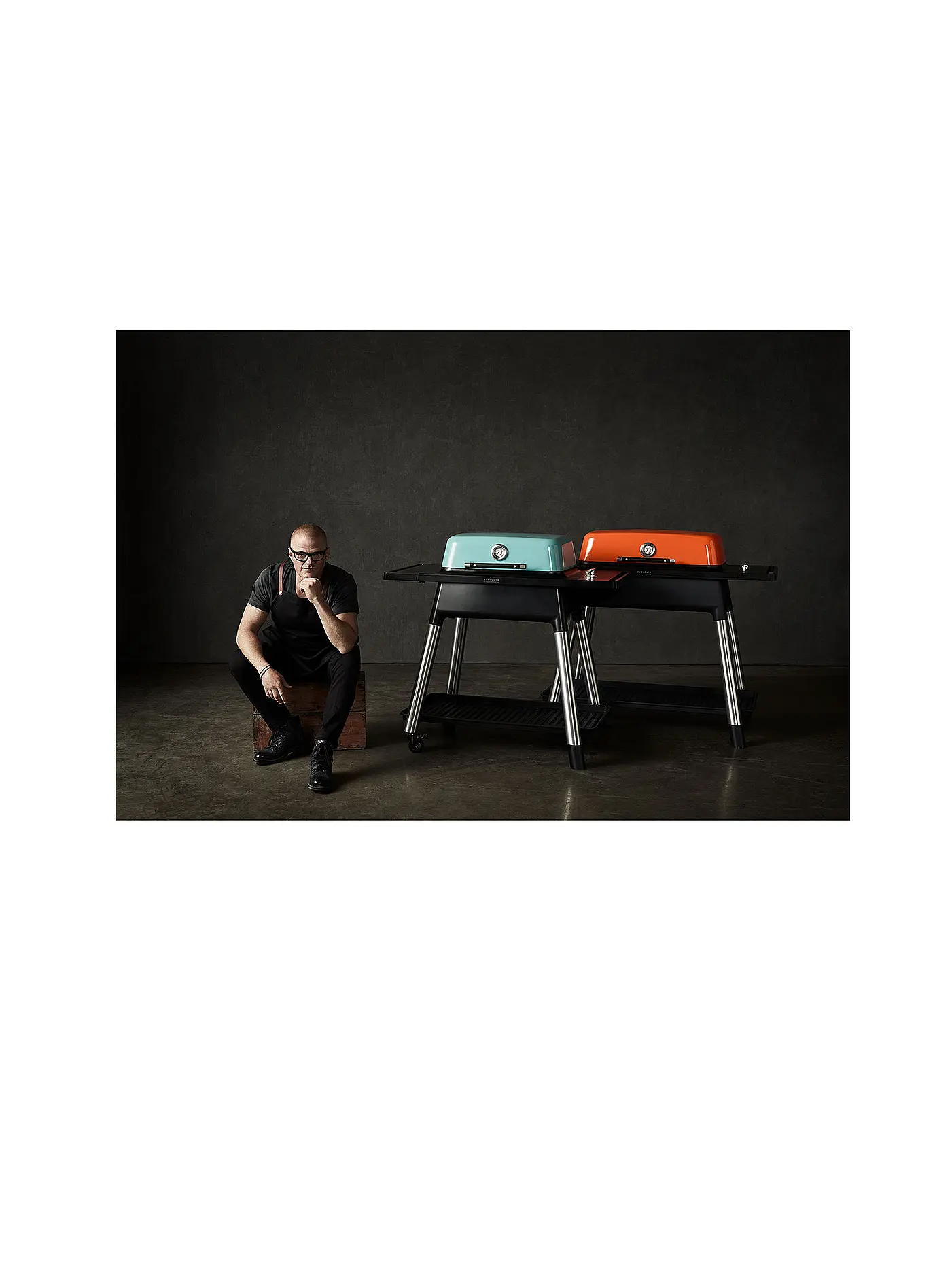 EVERDURE BY HESTON BLUMENTHAL | Gasgrill Furnace 3 Brenner Orange | türkis